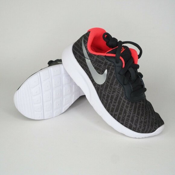 Nike Tanjun Print Athletic Running Brown Sneakers Little Kids SZ 10.5 - Picture 9 of 12